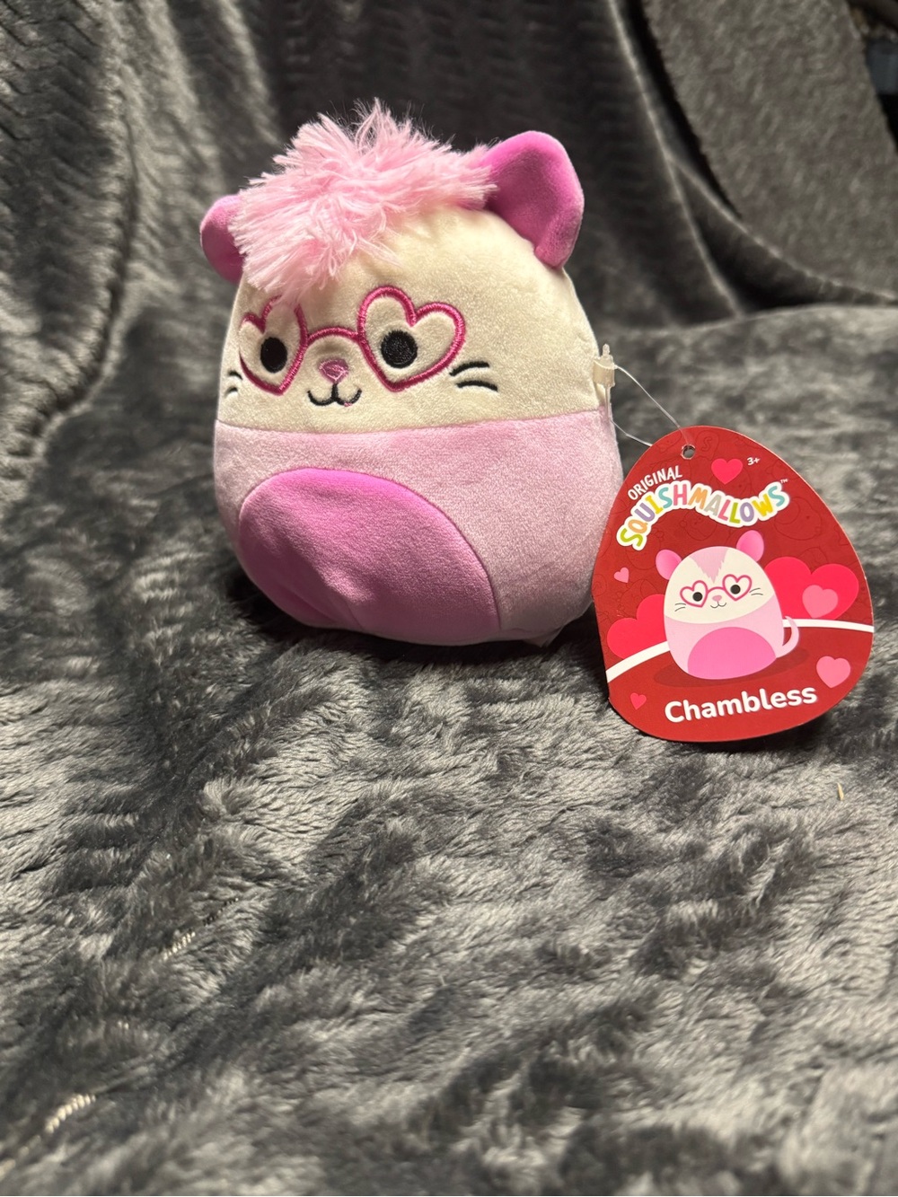 Squishmallows Chambless Pink and Cream Plush Small Pet